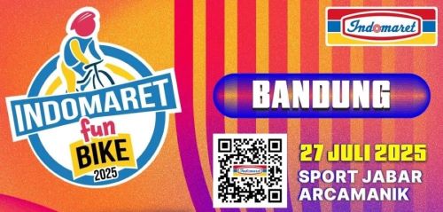 Indomaret Fun Bike 2025, Mengayuh Cerita, Merayakan Kebersamaan di Bandung